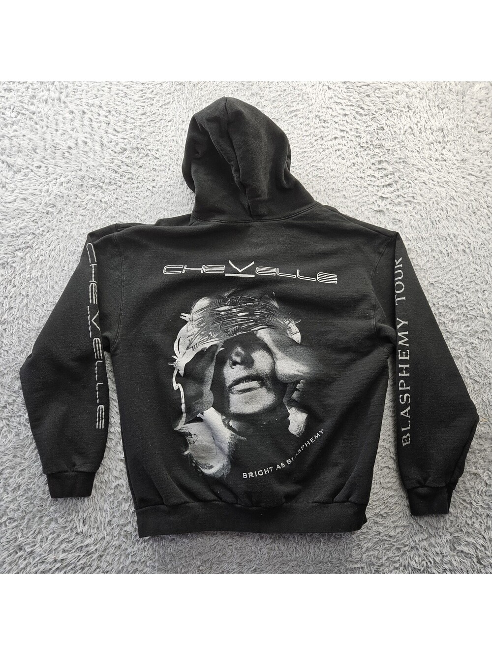 Chevelle Band Hoodie Sweatshirt Men Large 2025 Tour Bright as Blasphemy Zip